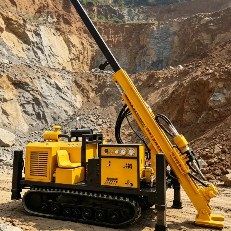 Hydraulic Borehole Drill Hydraulic Crawler Drill forGeological Exploration Water Well Drilling Core Sampling Hydraulic Drill Rig