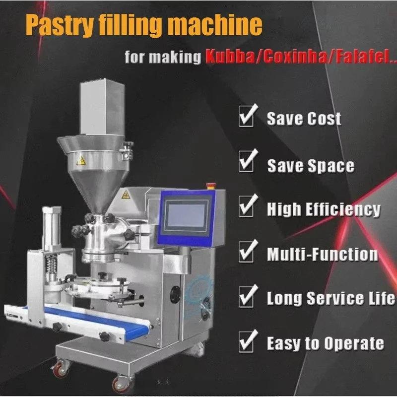 Bread Bakery Machines Other Snacks Making Automatic Small Encrusting Filling Machine Kubba Coxinha