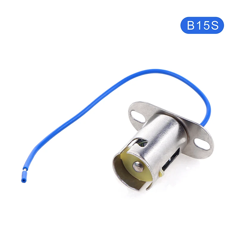 【1pcs 1156 BA15S Auto Car Turn Signal LED Light Bulb Wire Adapter Lamp Socket Holder】