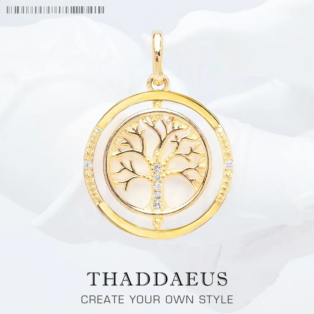 

Necklace Life Tree Romantic Brand New Link Chain Fine Jewelry Europe 925 Stering Silver Love Gift For Women