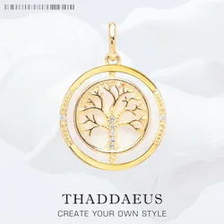 Necklace Life Tree Romantic Brand New Link Chain Fine Jewelry Europe 925 Stering Silver Love Gift For Women