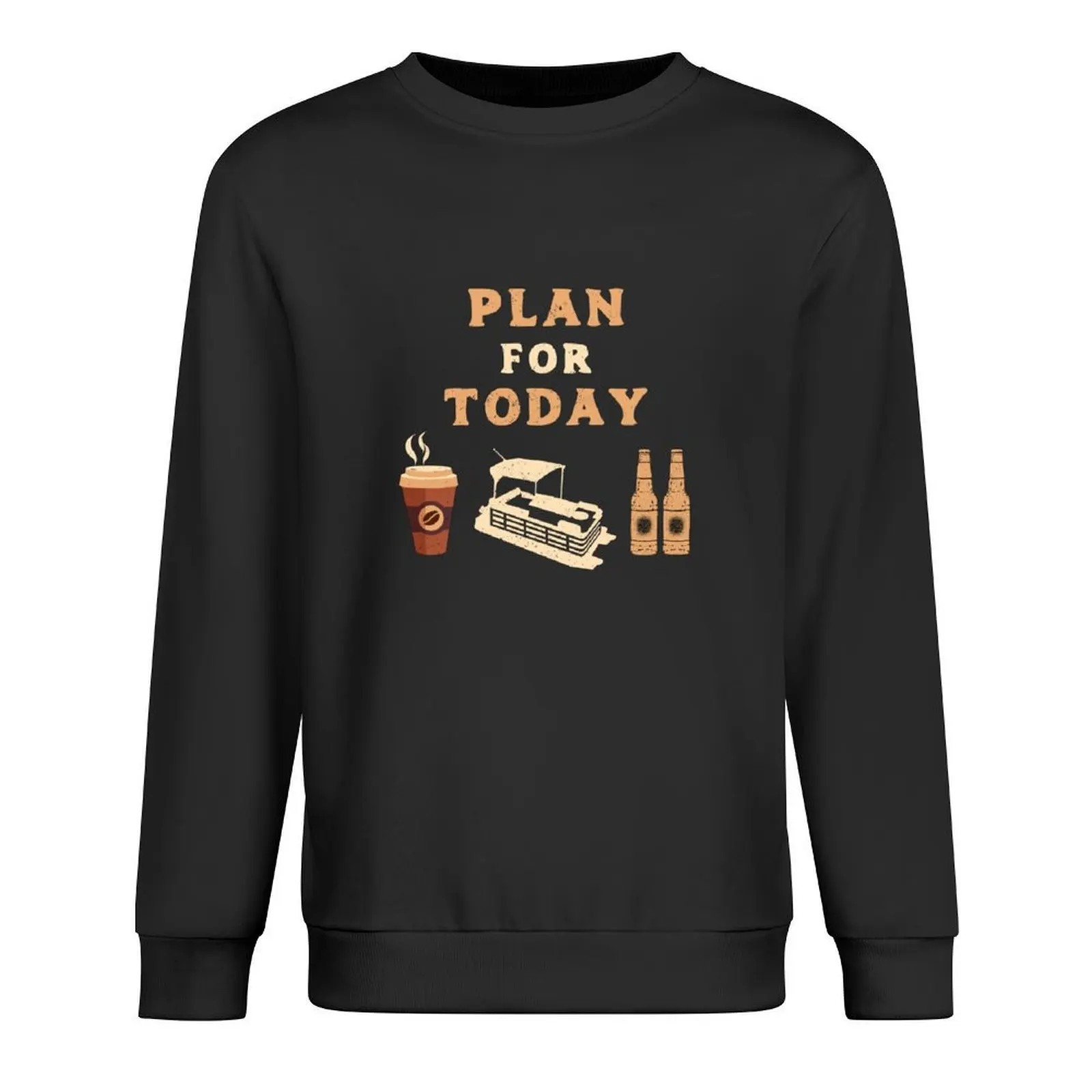 

Plan For the Day Pontooning Boat PontoonDrinking Pullover tracksuit mens clothes anime clothing men's winter sweater sweatshirt