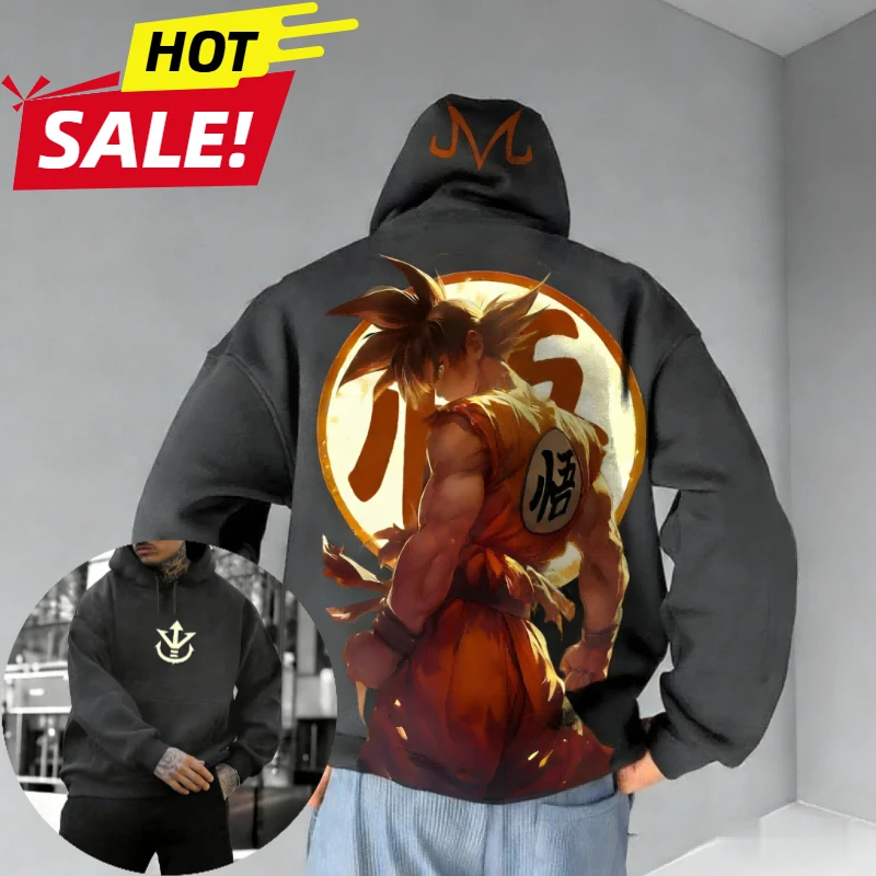 

Dragon Ball SSon Goku Aiyan Harajuku Streetwear Men Vintage Hoodie Winter Women Oversized Hooded Sweatshirt Long Sleeve Top Y2k