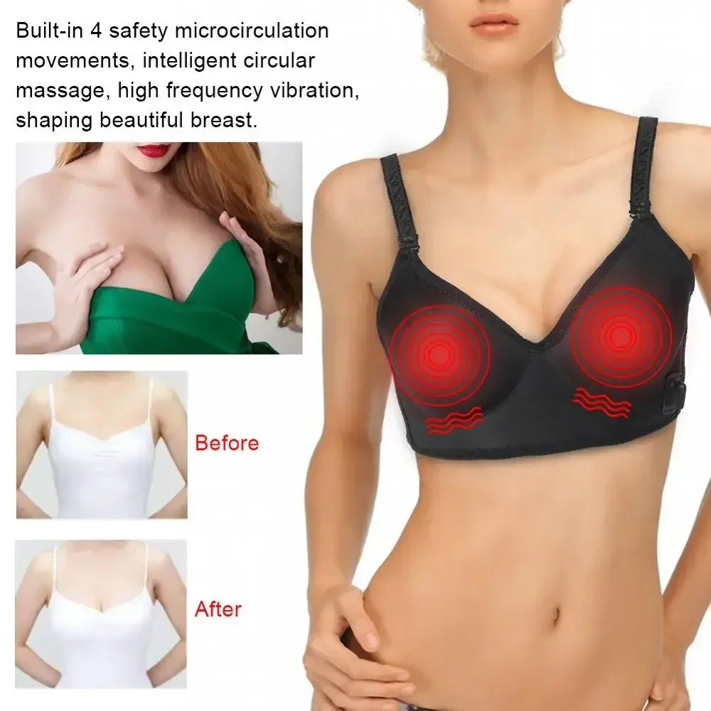 Chest Growth Bra Vibration Stimulator Electric Breasts Enlargement Messager Enhancer Breast Massage Breast Enhancer Health Cares