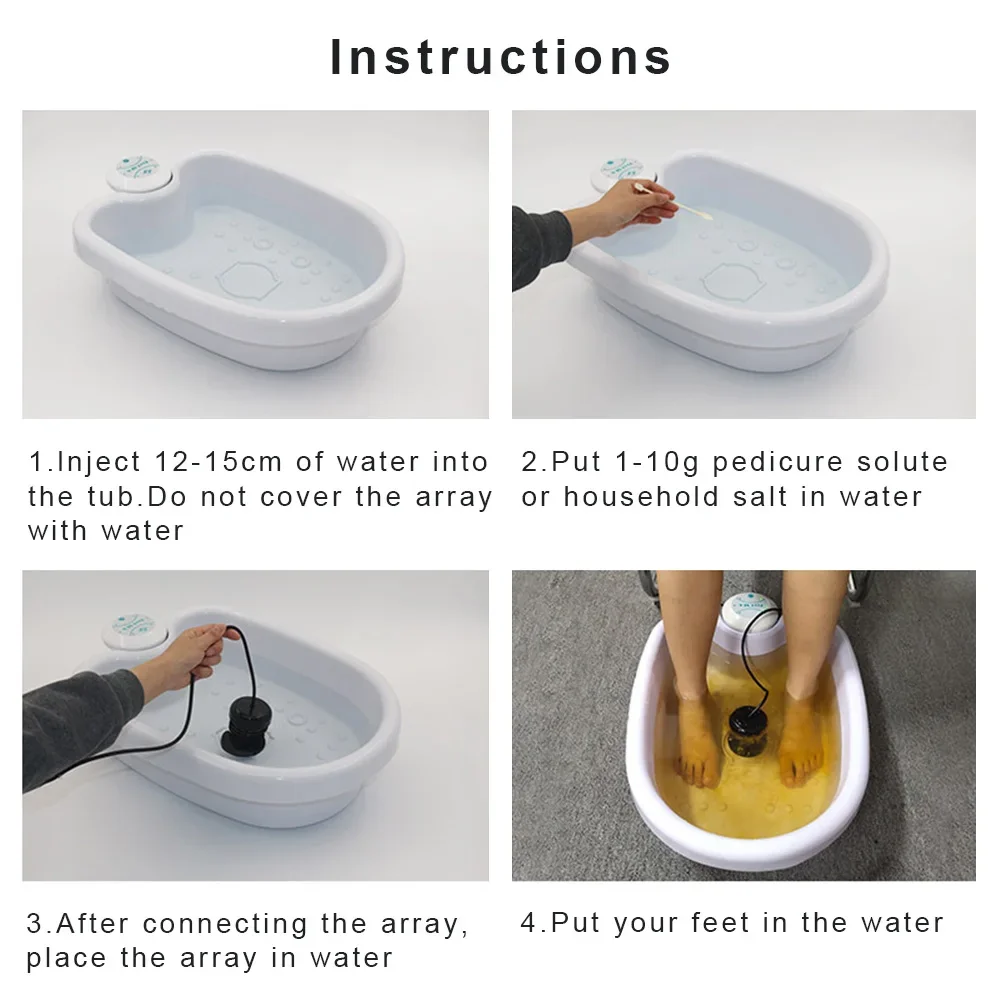 Detox Ionic Foot Spa Bath Machine Massage Foot Ionic Detoxification Relieves Fatigue Promote Good Health And Full for Vitality