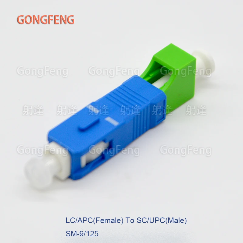 New Optical Fiber Adapter Connector LC/APC Female-SC/UPC Male Single Mode Fiber Flange Coupler Factory Outlet Special Wholesale