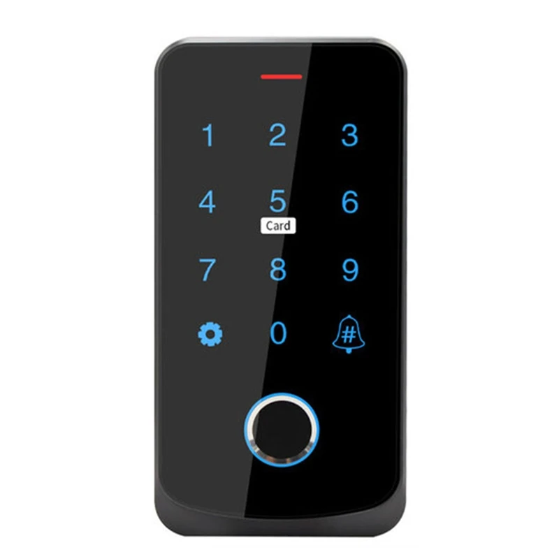 

Tuya APP Access Control Keyboard Bluetooth Remote Control RFID IC M1 Card Fingerprint Access Keypad TF9-Tuya