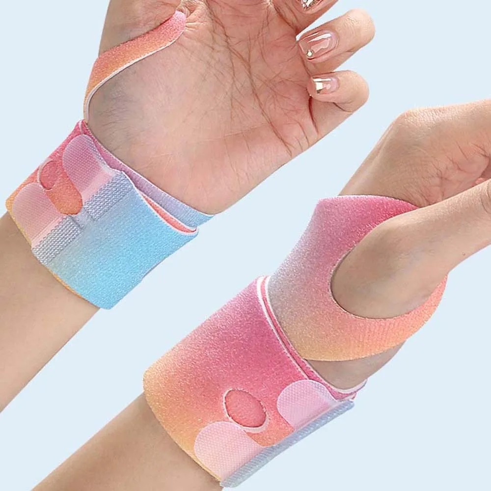 

Sports Wristband Wrist Brace Wraps Hand Protectors Thumb Immobilizer Wrist Support Brace Carpal Tunnel Gradient Color