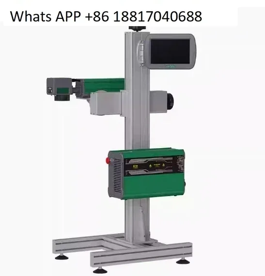 

china automatic pp pe pvc pipe laser printer/plastic printing marking machine