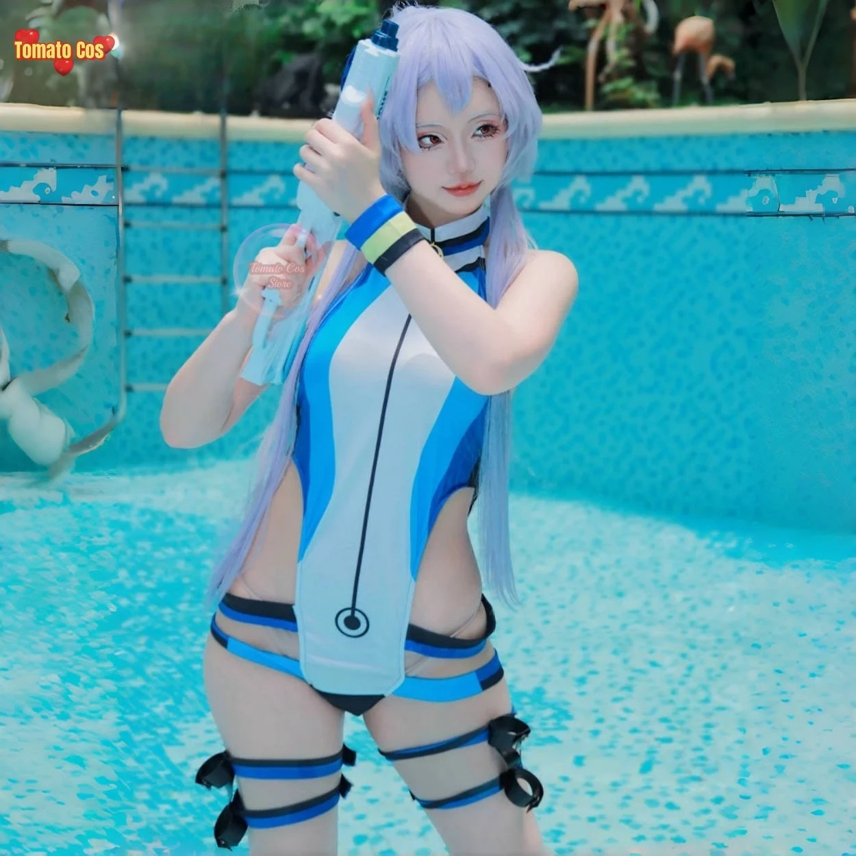 Anime Game Fate/Grand Order Tomoe Gozen Cosplay Costume Saber Jumpsuits Swimsuit Summer Bikini Woman Sexy Lovely Sand Party Suit