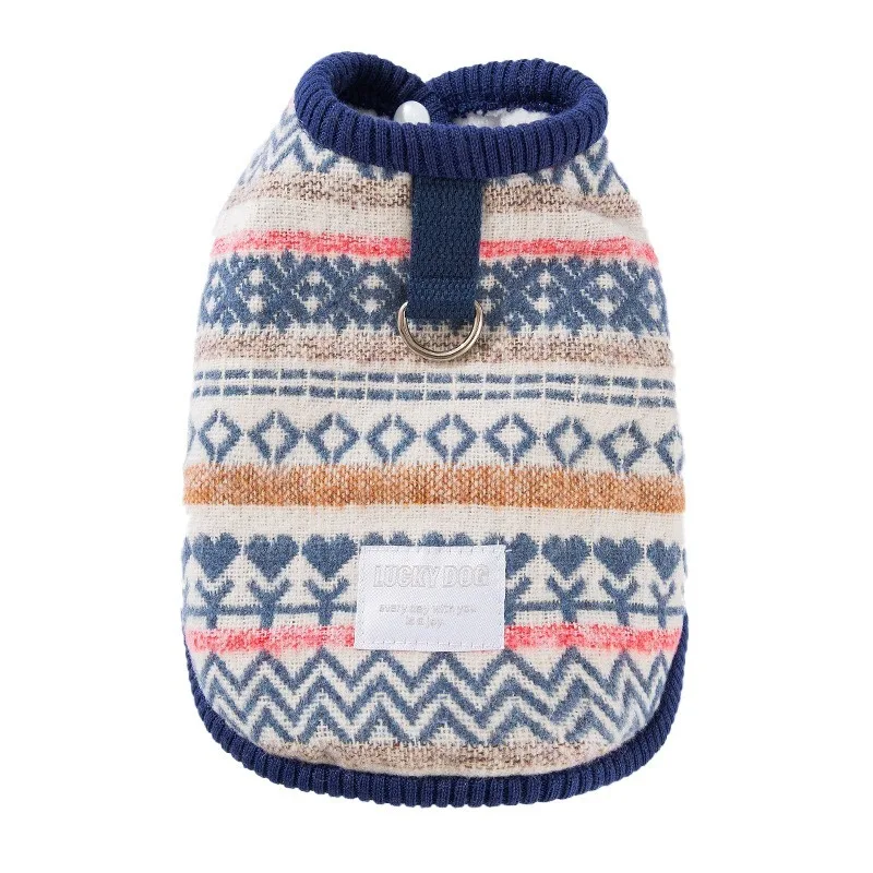 

Cat Winter Harness Vest Padded Coat Warm Knit Jacket With Leash Ring Snap Front Soft Lined For Devon Rex Hairless Kitten Clothes