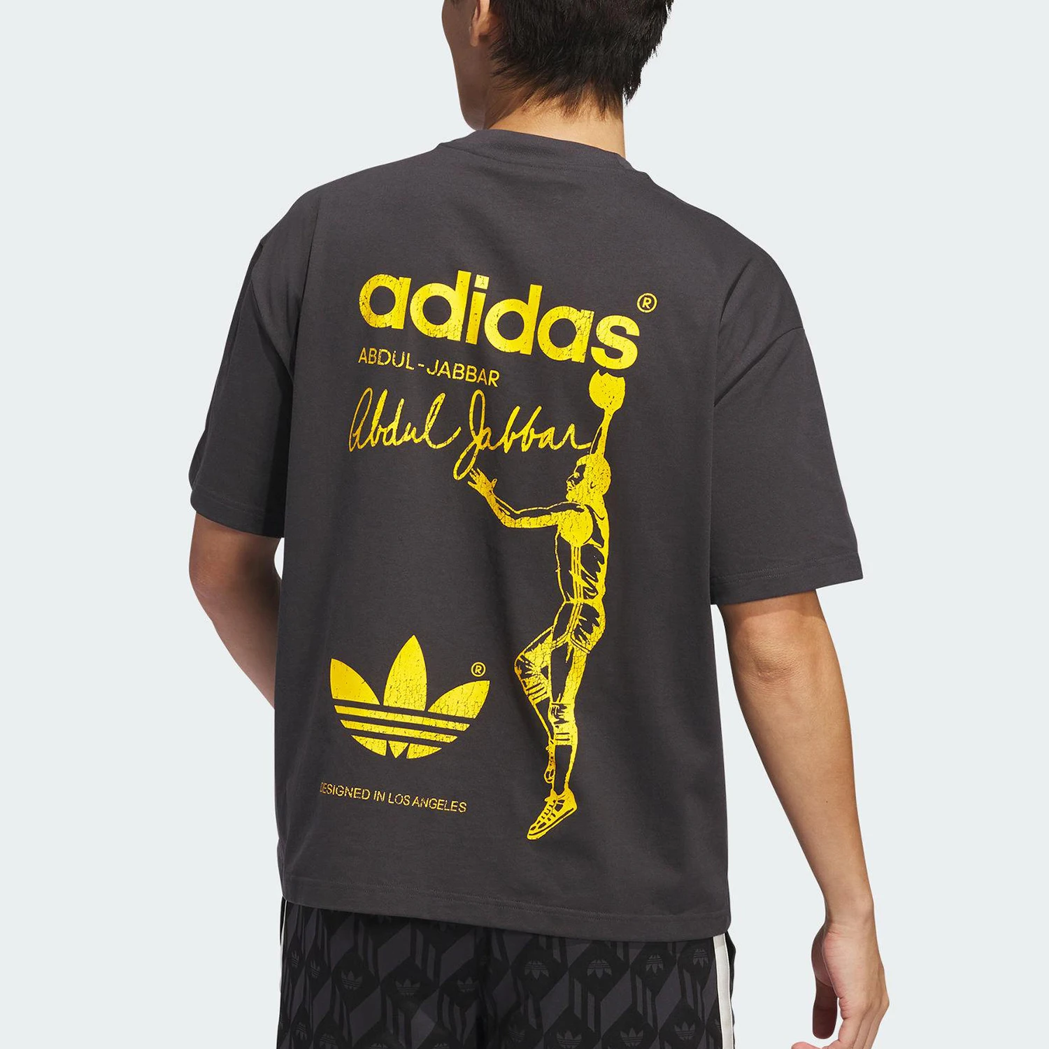 Adidas Originals Trefoil Men and Women's Three Stripes Loose Patchwork Short Sleeve KD1872