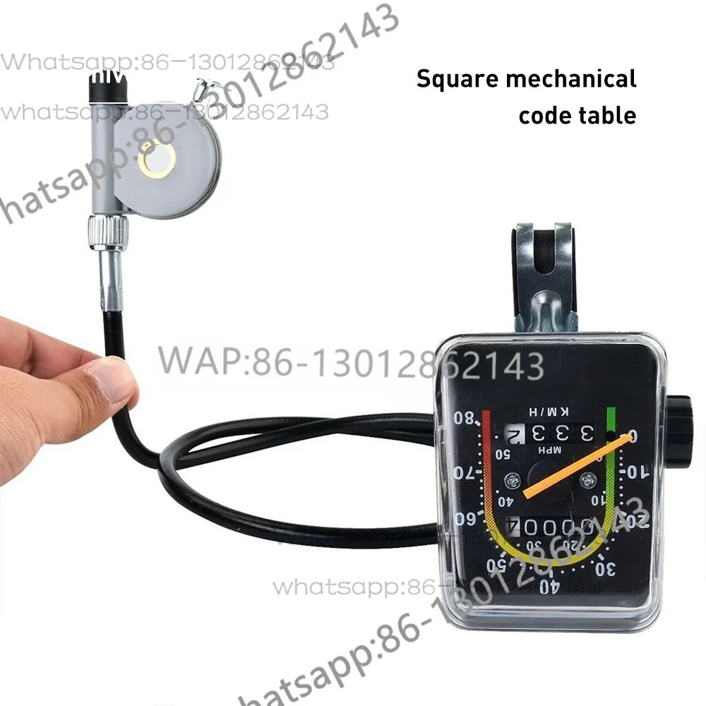 Bicycle Computer Waterproof Mechanical Cycling Odometer Stopwatch Wired Speedometer for 26 28 29 27.5inch Bike Accessory