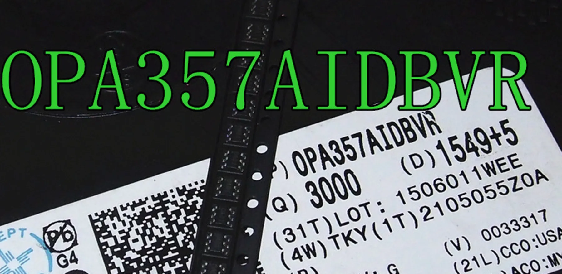 Free Shipping New  OPA357AIDBVR Silkscreen OADI Operational amplifier is packaged with SOT23-5