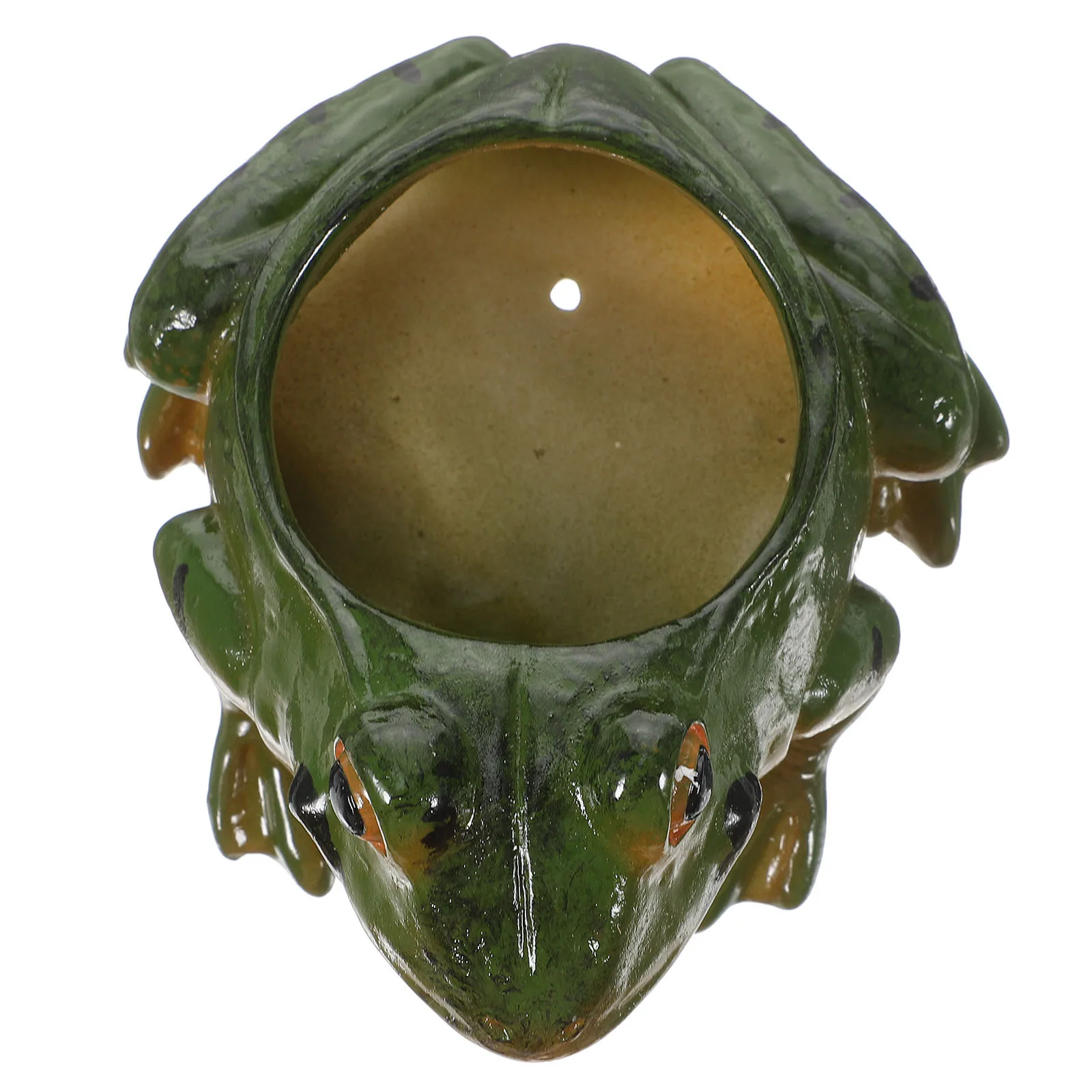 

Animal Cartoon Frog Flower Pot Decorative Plant Container Small Garden Planter Desktop Ornament Animal Flower Pot