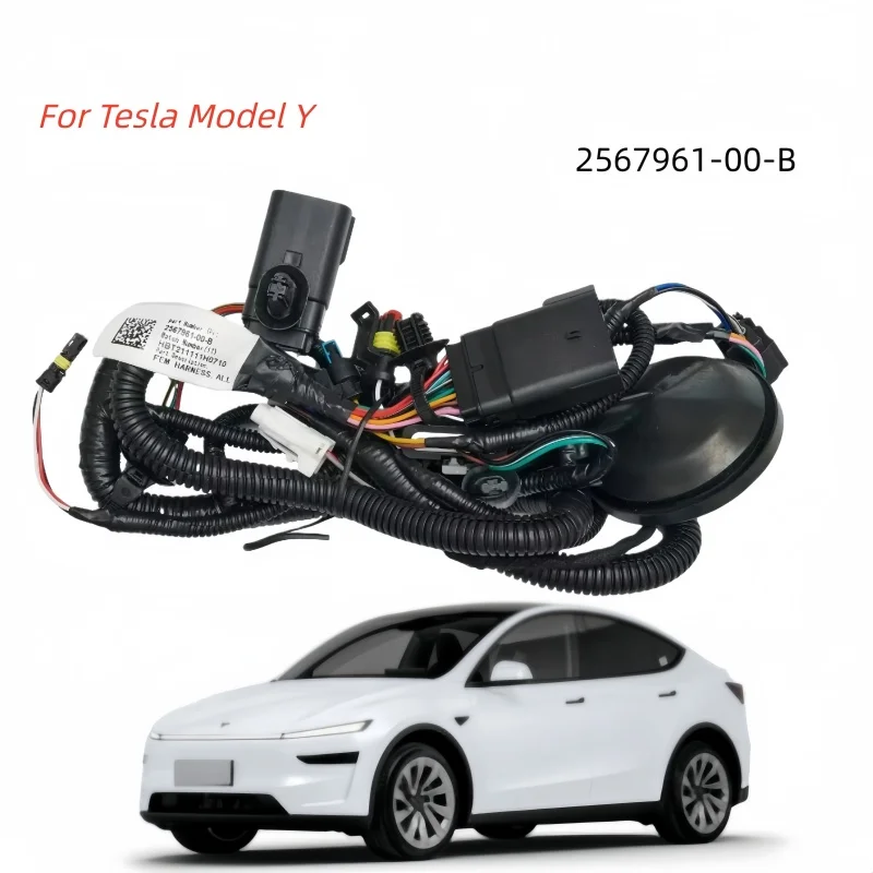 

For Tesla Model Y Front Gantry Wiring Harness Water Tank Frame Fog Lamp Wiring Harness ACC 2567961-00-B