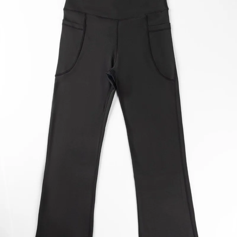 높은 허리 가을, 겨울 벨 바닥 바지 슬림 피트 야외 정장 바지 요가 바지 여성 캐주얼 작업 바지 스포츠 바지
