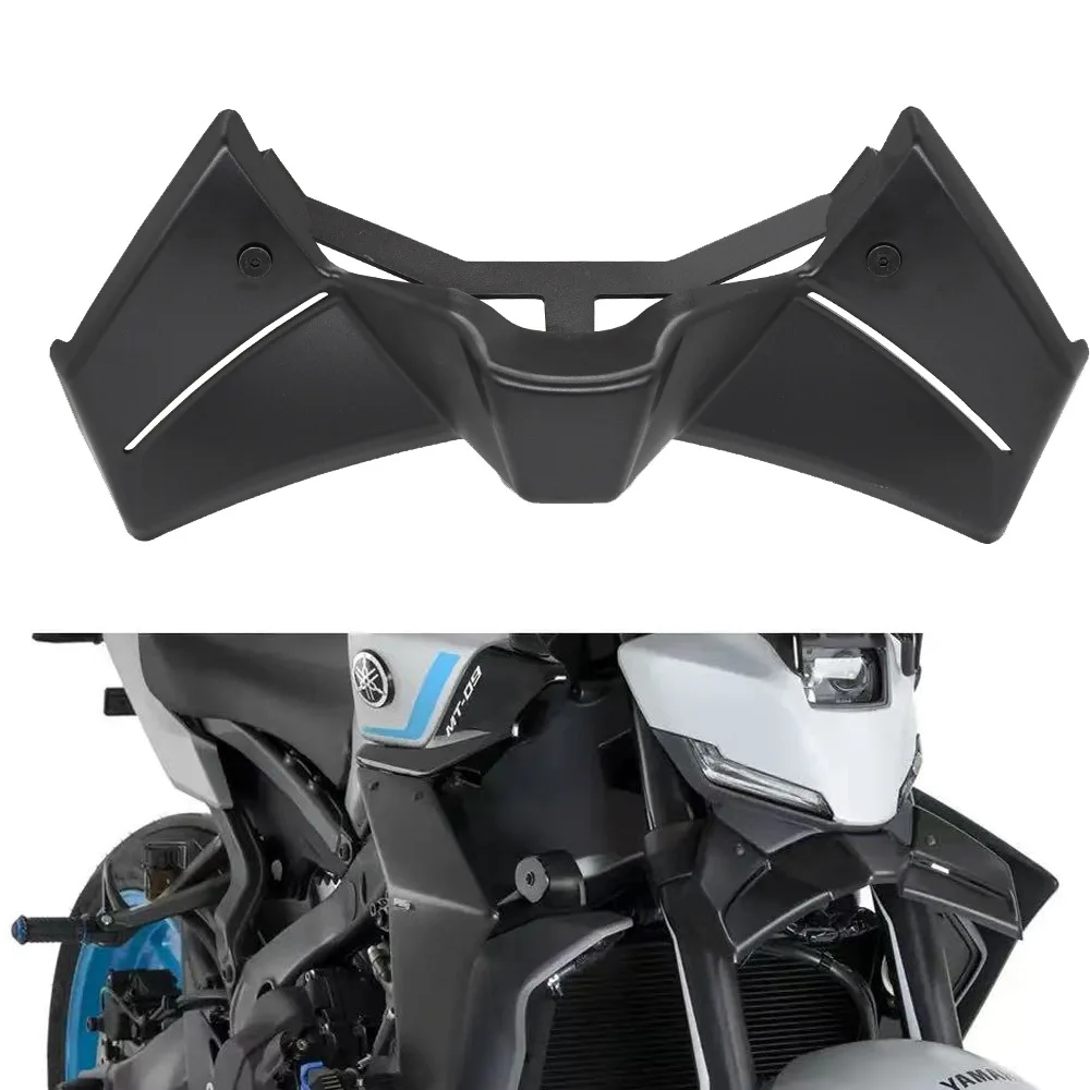 For Yamaha MT-09 MT 09 MT09 2024 2025 Motorcycle Front Spoiler Kit Downforce Naked Frontal Spoilers Winglet Aerodynamic Wing
