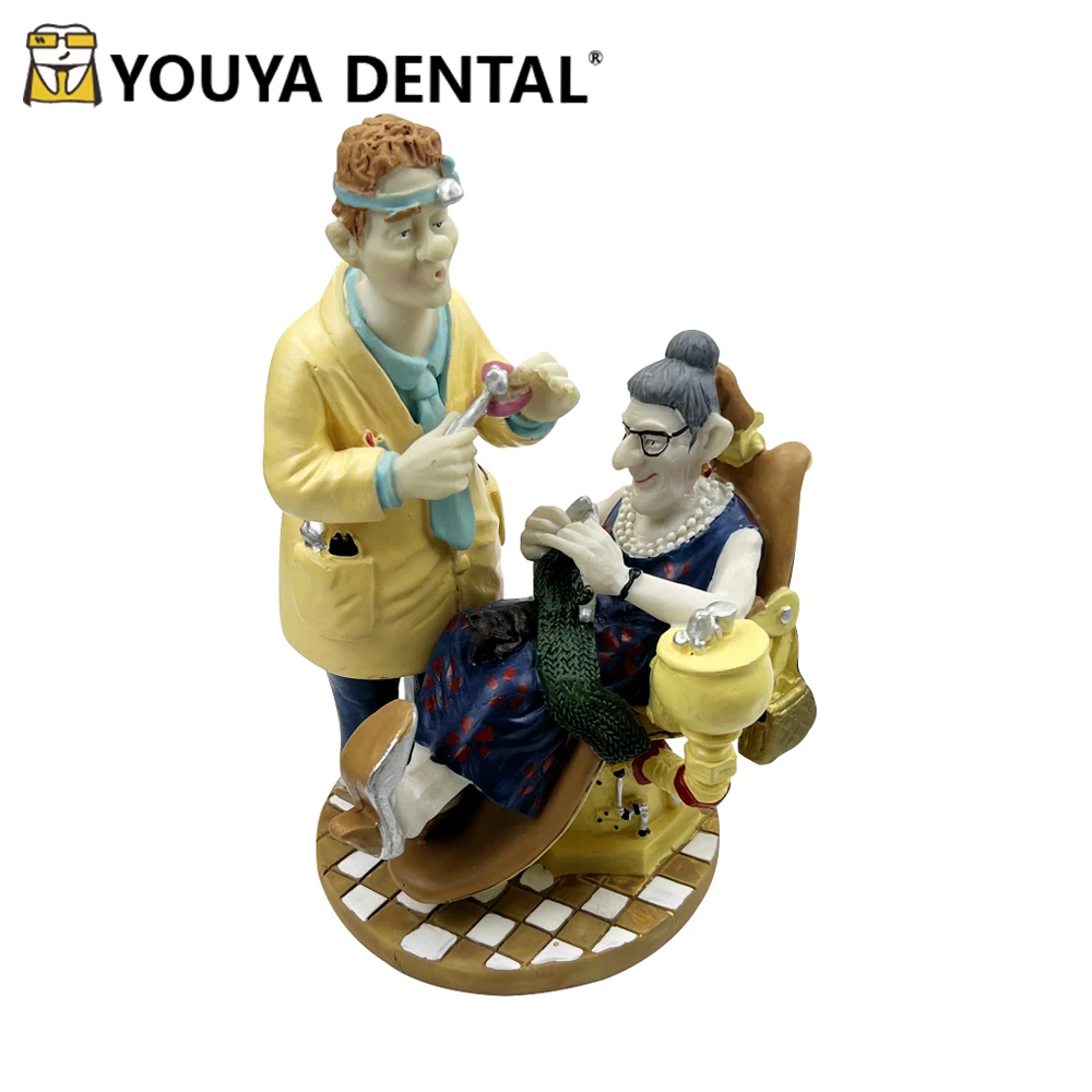 Dentistry Gifts Desk Decoration Dentistry Gifts Resin Material Sculpture Dentist Gift Clinic Desktop Ornament Accessories