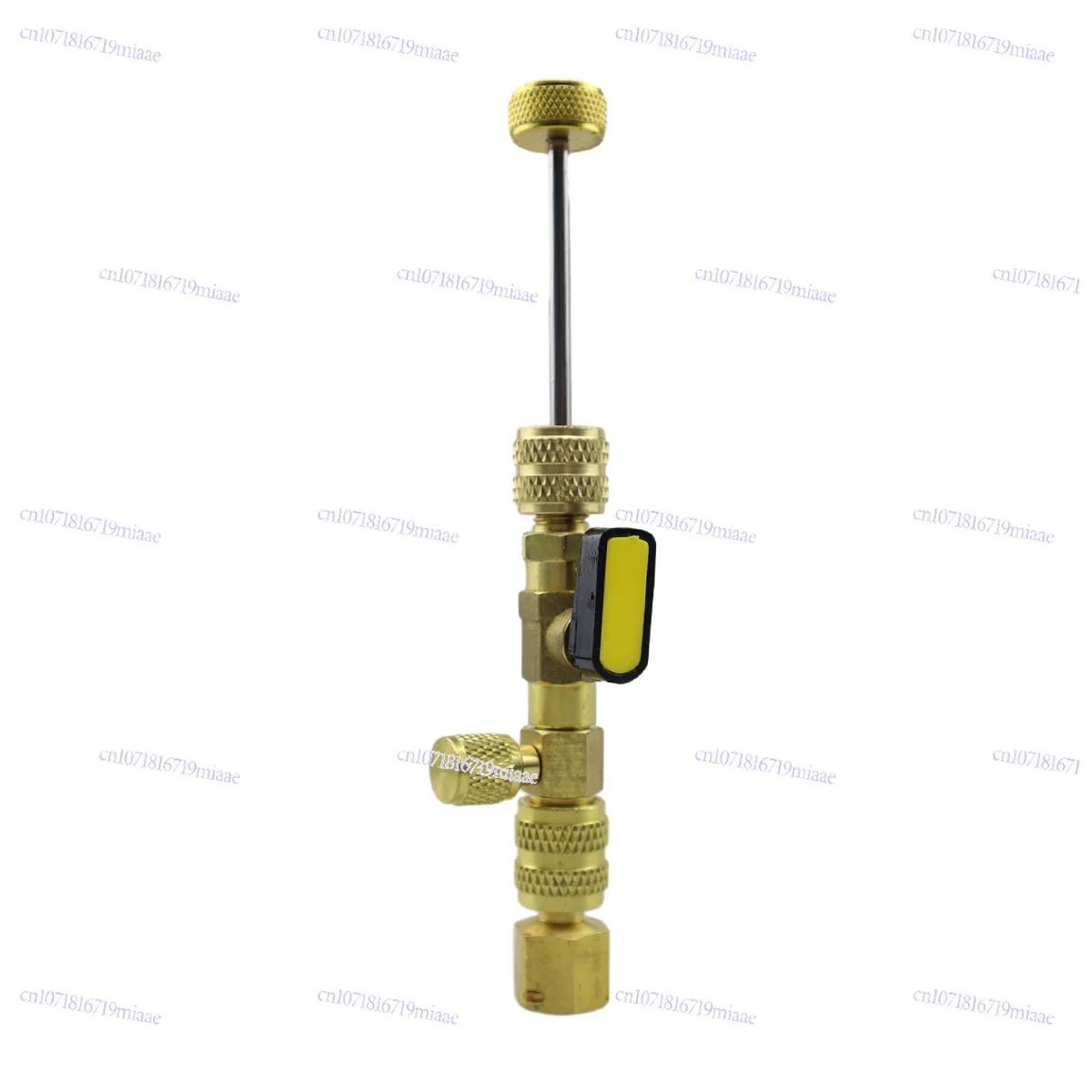 Air Conditioner Valve Core Remover Installation Tool, Arc Repair Wrench with Valve Core, Hexagonal Drill Adapter