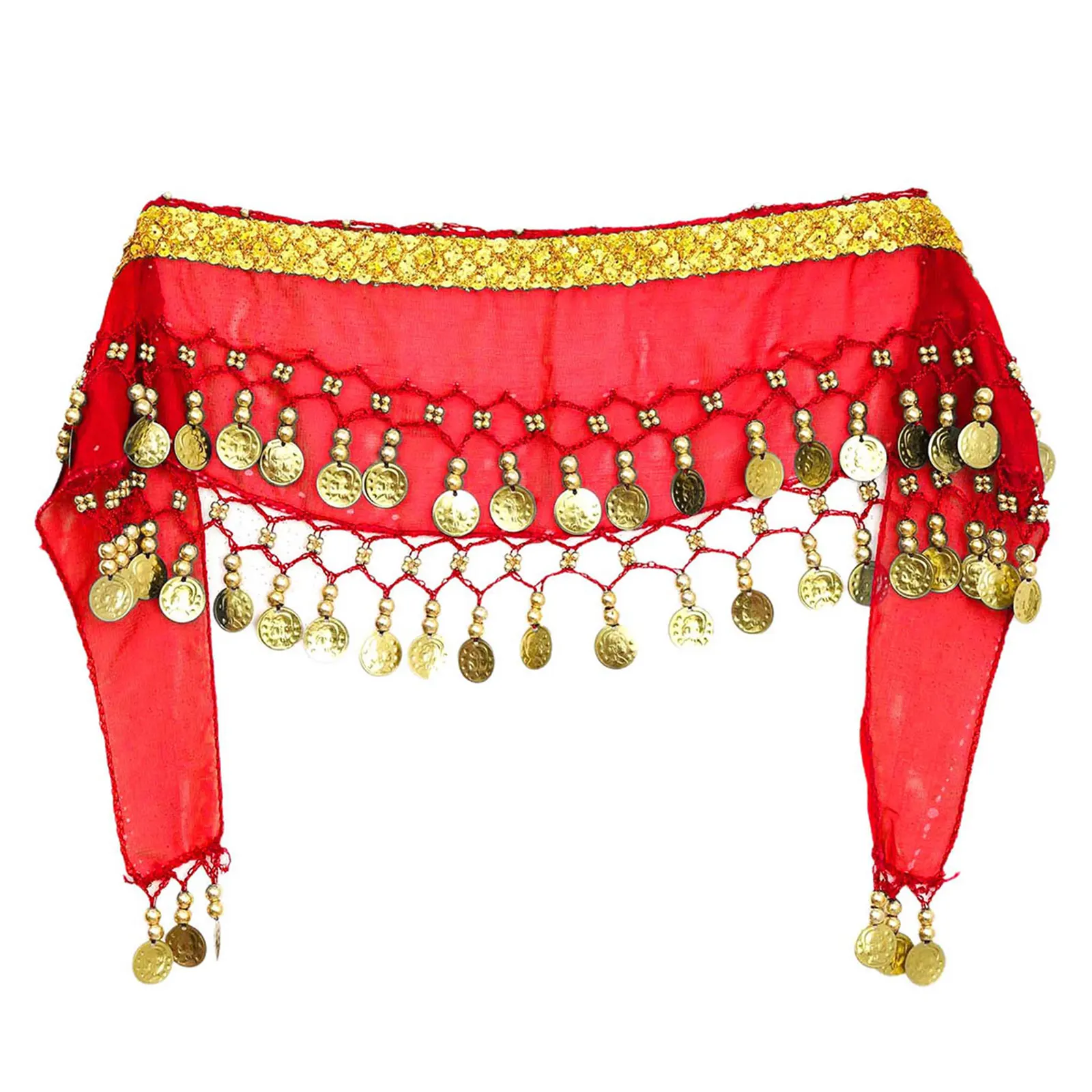 Trajes de danza del vientre para niñas, Top corto con estampado Floral y falda, pañuelo para la cabeza con cadena en la cintura, ropa de rendimiento