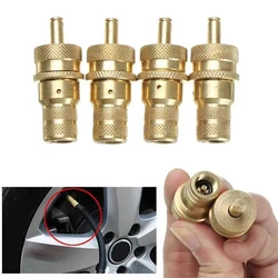 2/4Pcs Universal Automatic Tire Deflator, Brass, 6-30 PSI Tyre Deflator Kit for Tires, Car, Truck, Motorcycle，Offroad