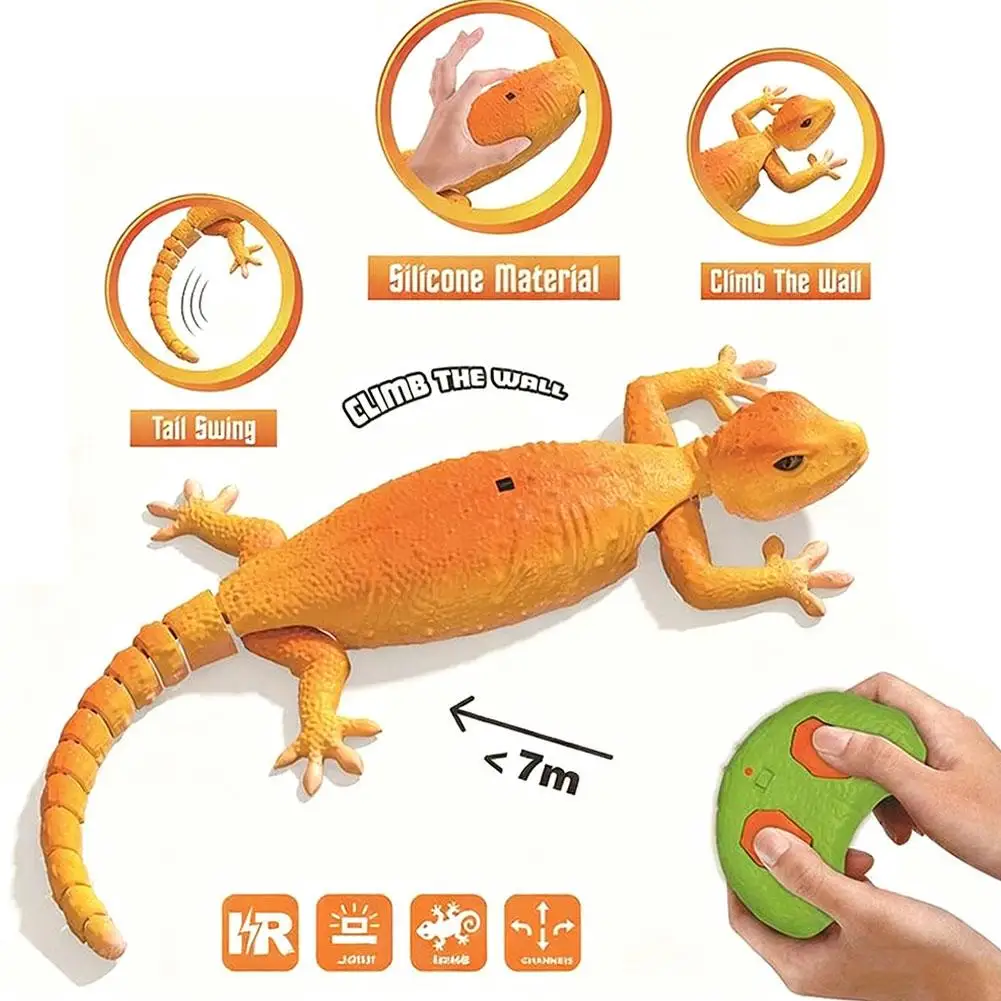 جديد التحكم عن بعد جدار تسلق محاكاة أبو بريص لعبة تفاعلية للأطفال عيد ميلاد عيد الميلاد الجدة هدية