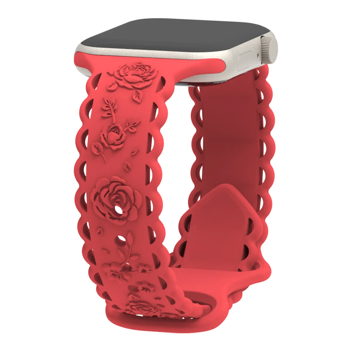 Pulseira de relógio para iWatch 42/44/45/49mm 38/40/41mm Pulseira de relógio esportivo de silicone para série de relógio Ultra2 Se 9/8/7/6/5/4/3/2/1_voghion.com
