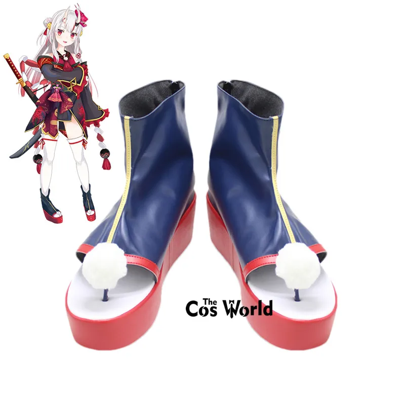 

Japanese Virtual YouTuber VTuber Hololive Nakiri Ayame Customize Cosplay Shoes Boots