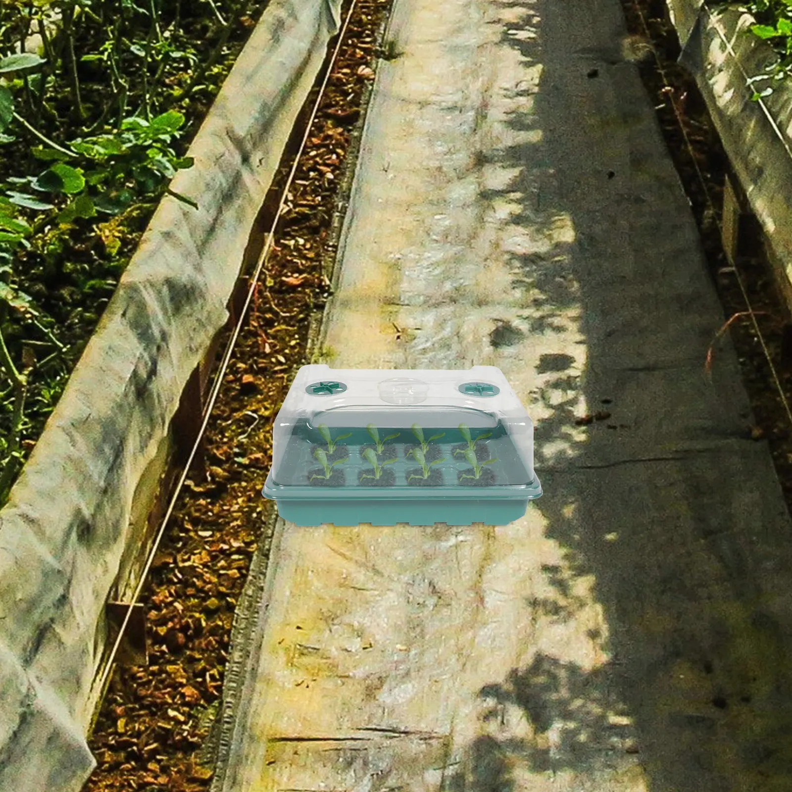 

Набор для проращивания растений: лоток для рассады из полипропилена, для домашнего сада, питомника, посева семян томатов, овощей и цветов