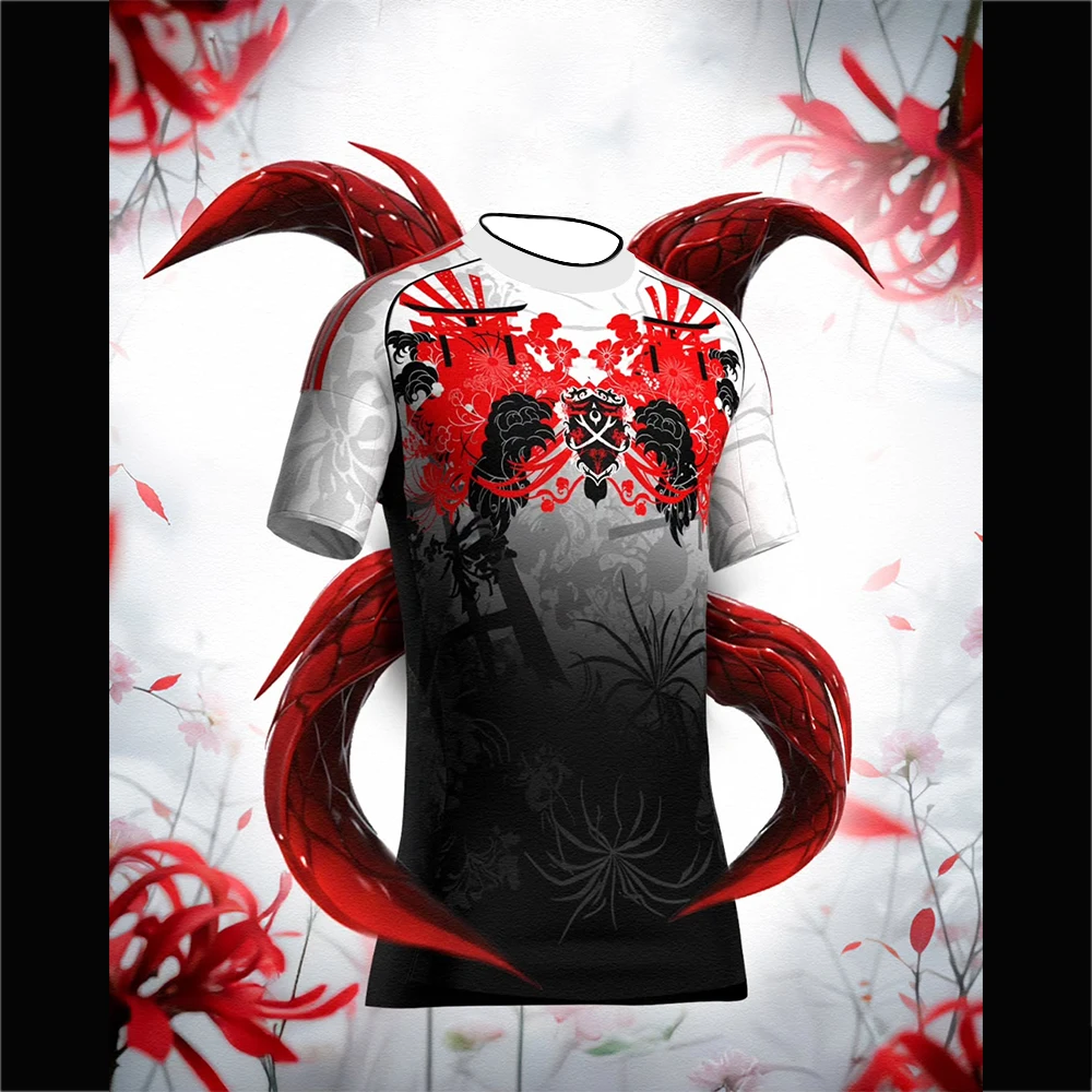 Ken Kaneki Popular Mens Football Shirt #10 Novel Creative Conceito Sportwear Training Soccer Uniform Breathable Jersey