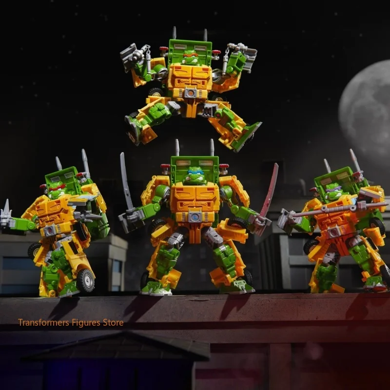 In Stock Transformers G Series Crossover Teenage Mutant Ninja Turtles Collectible Figures Movable Toys Classic Deformed Gifts