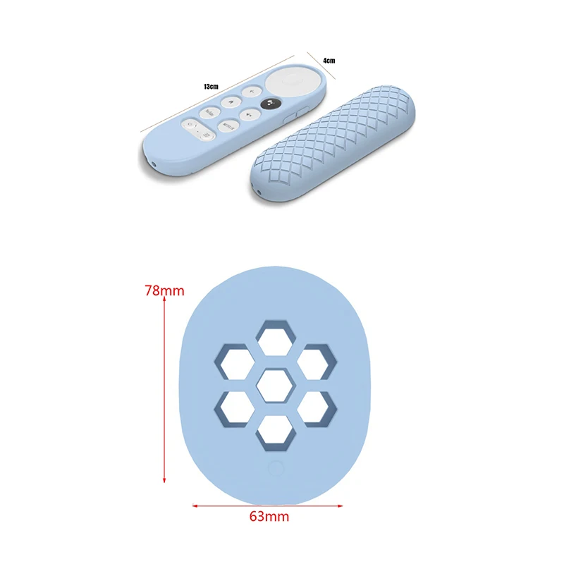 Non-slip Soft Silicone for Case Remote Control Protective Cover for Shell for Chromecast TV  2020 Voice TV BOX Remote Control