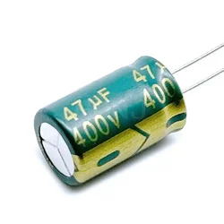 2-5PCS 400V 47UF 13*20mm 20% High Frequency Low ESR RADIAL Aluminum Electrolytic Capacitor 47000NF 20%