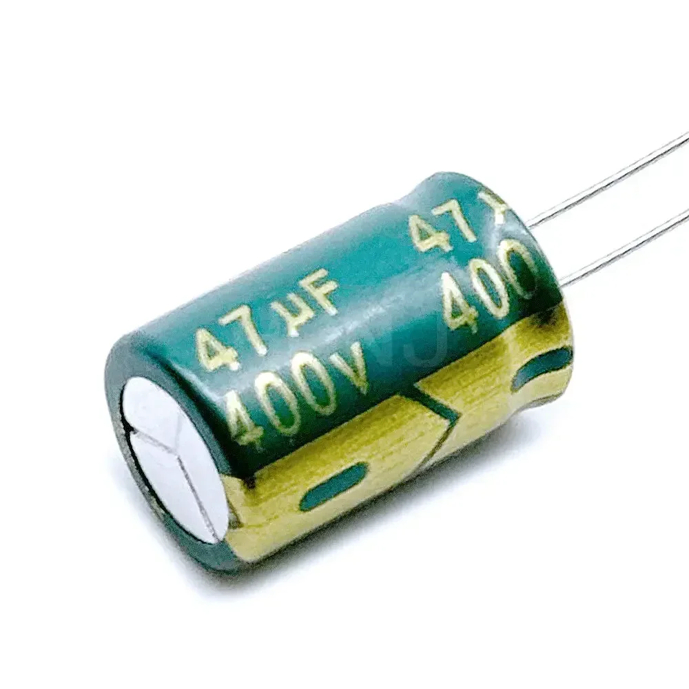 2-5PCS 400V 47UF 13*20mm 20% High Frequency Low ESR RADIAL Aluminum Electrolytic Capacitor 47000NF 20%