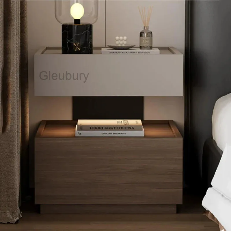 Modern European Bedside Table Classic Storage Trendy Nordic Night Table Simple Premium Comodini Camera Letto Bedroom Furnitures