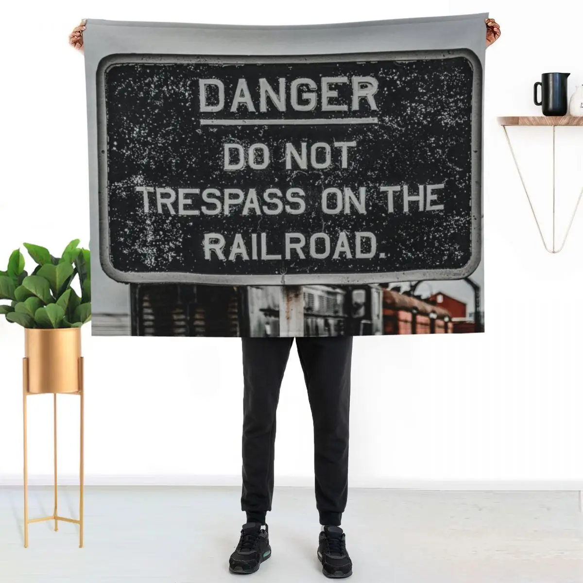 Danger Zone Throw Blanket Flannel Softest Thin Bed Fashionable Giant Sofa Soft Blankets