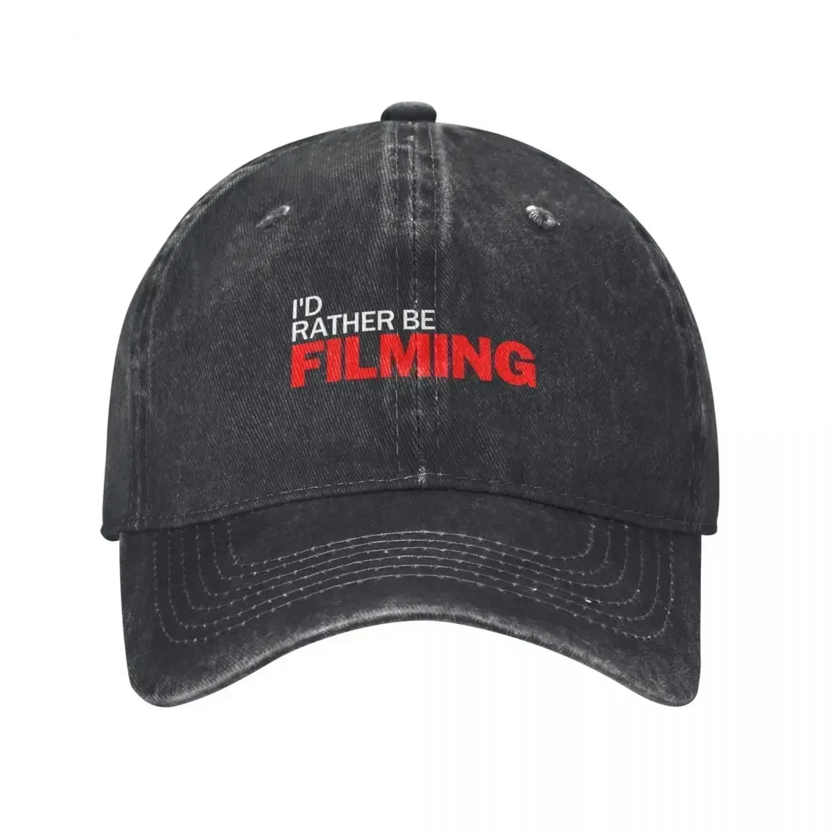 I'd Rather Be Filming Baseball Cap Ball Cap Hat Beach Sports Cap Men's Luxury Women's