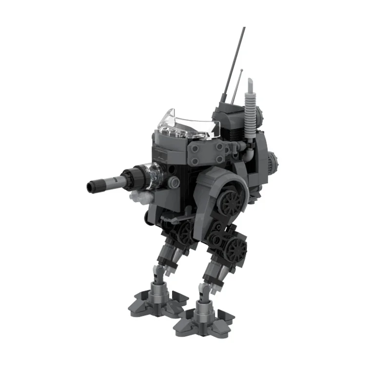 252 stücke MOC Patrol Walker Modell Bausteine Bau Montieren Spielzeug DIY Idee Bildung Ziegel Kinder Weihnachten Geschenk Geburtstag