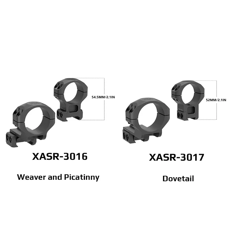 X-Accu 30 Mm Picatinny Weaver Scope Ring Mount for Hunting Riflescope Airsoft Tactical Accessories