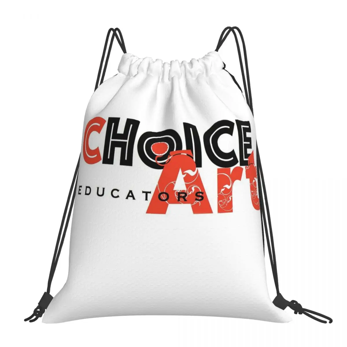 

Choice-Art Educators Logo Backpacks Fashion Portable Drawstring Bags Drawstring Bundle Pocket Sports Bag Book Bags Travel School