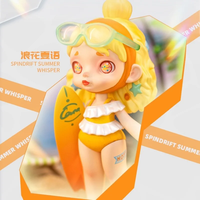 Hot Laura Swimming Pool Battle Space Capsule Series Cute Blind Box Desktop Kawaii Ornament Collecting Children Birthday Gift Toy