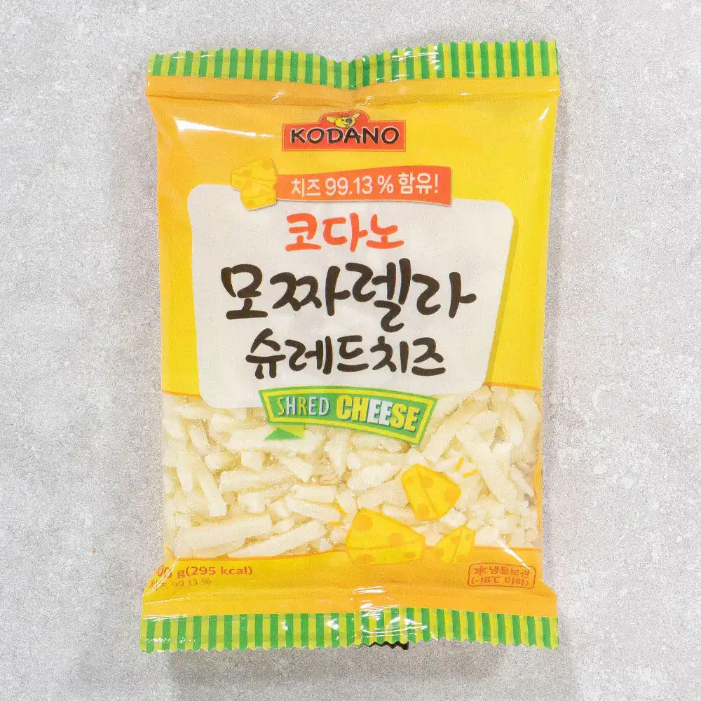 Queso Mozzarella Rallado Kodano 100g 1 Bolsa Queso para Pizza