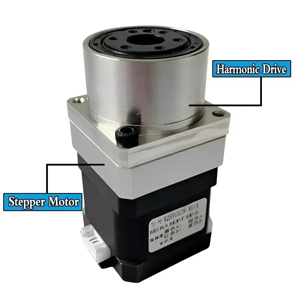 Mini Harmonic Drive For Stepper Motor High-precision Robot Manipulator Arm Joint Rotating Platform Cam Divider 4 axis DD Motor