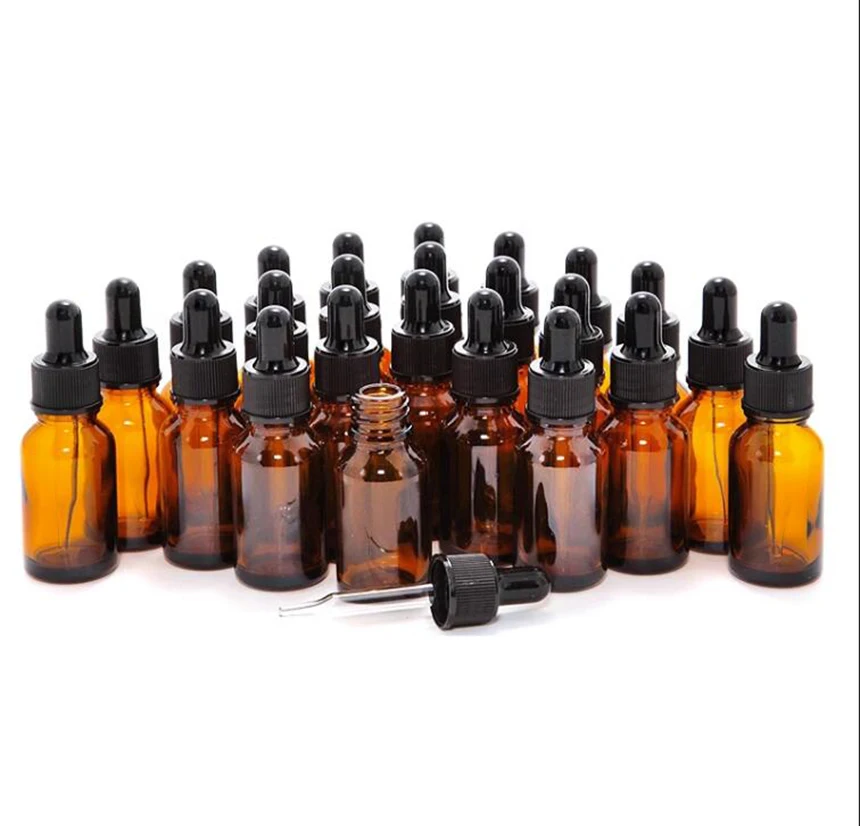 24pcs/Lot 15ml Custom Fragrance Bottles Face Serum Bottle 15cc Cosmetic Packaging Containersle For Essential Oil Toner