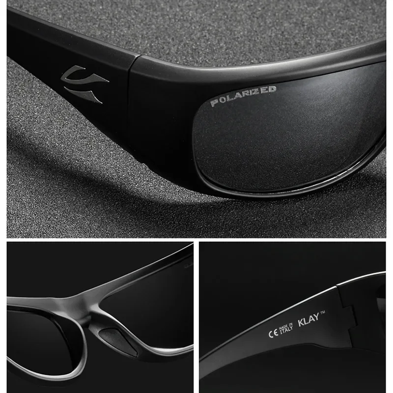 KAENON Klay New Fashion Polarized Sunglasses for Men Outdoor Classic Casual Glasses TR90 Frame Sports Fishing Driving Eyewear