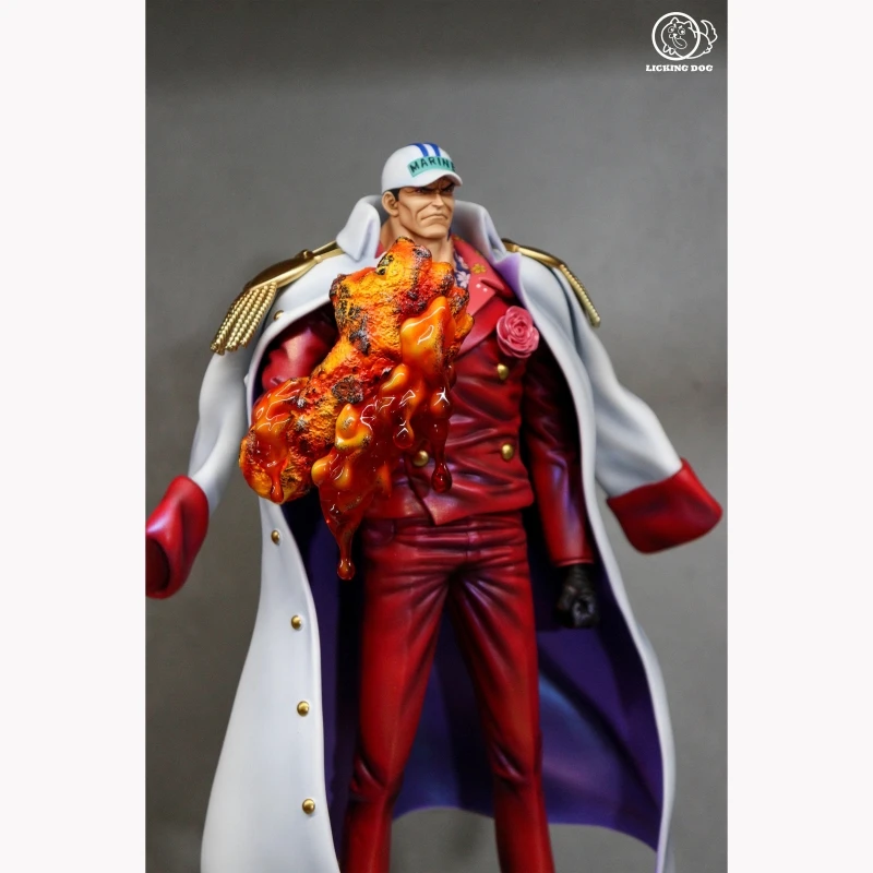 Licking Dog Studio Gk One Piece Seven Top of The War Standing Posture Sakazuki Anime Action Figure Model Statue Toys Gift