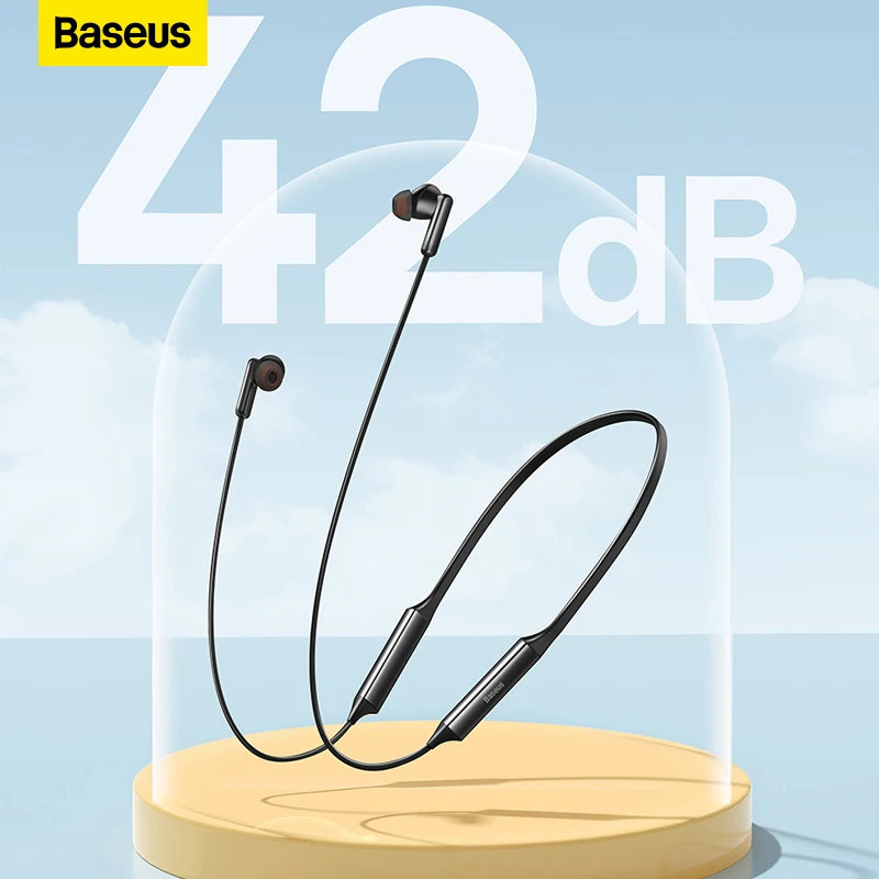 

Baseus U2 Pro Headphones Neckband Wireless Bluetooth 5.2 Earphone Hybrid ANC Noise Cancelling earbuds Sports Fone Headsets Gamer