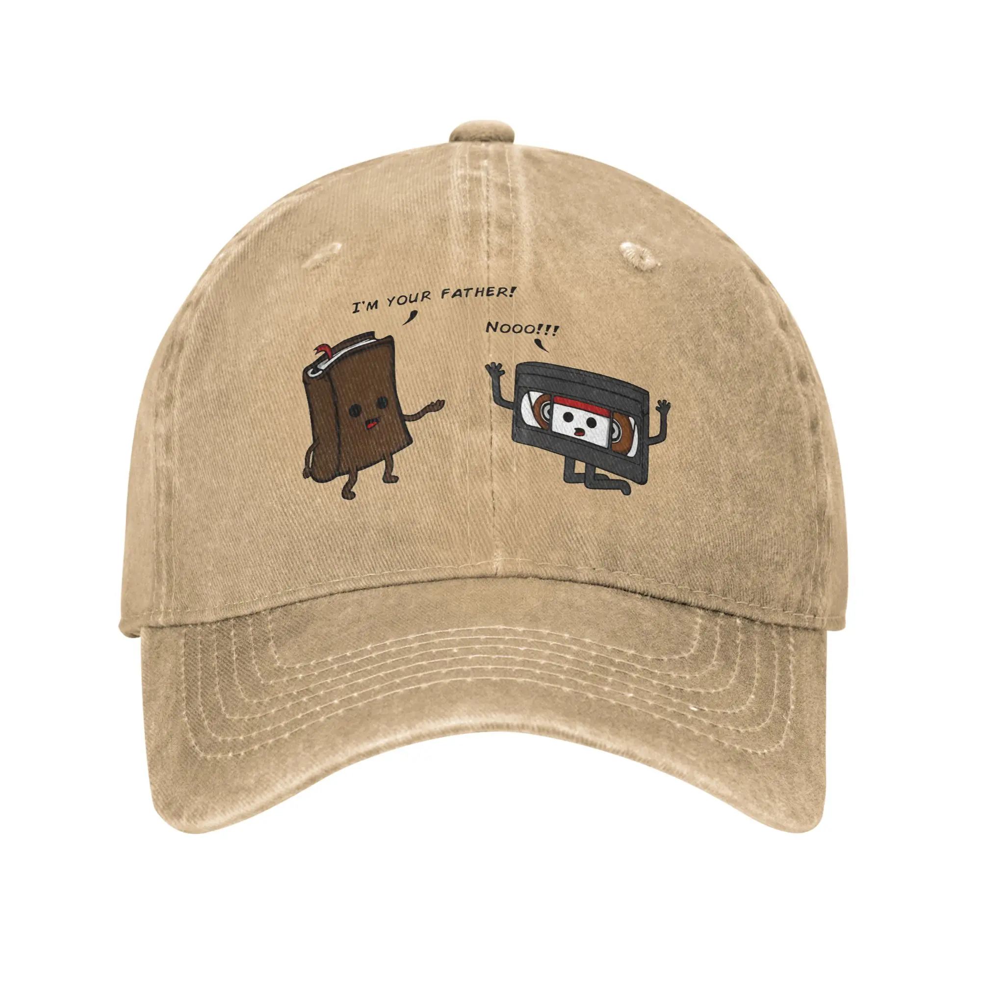 I Am Your Father Baseball Cap Retro Distressed Denim  Snapback Cap for Men Women Outdoor Activities Adjustable Hats Cap