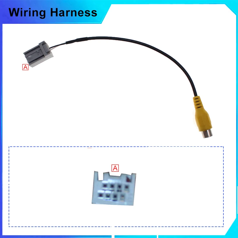 8pin male For Honda BRV Original Factory Auto Camera Video Output Car Reverse Camera Output Video Adapter Cable